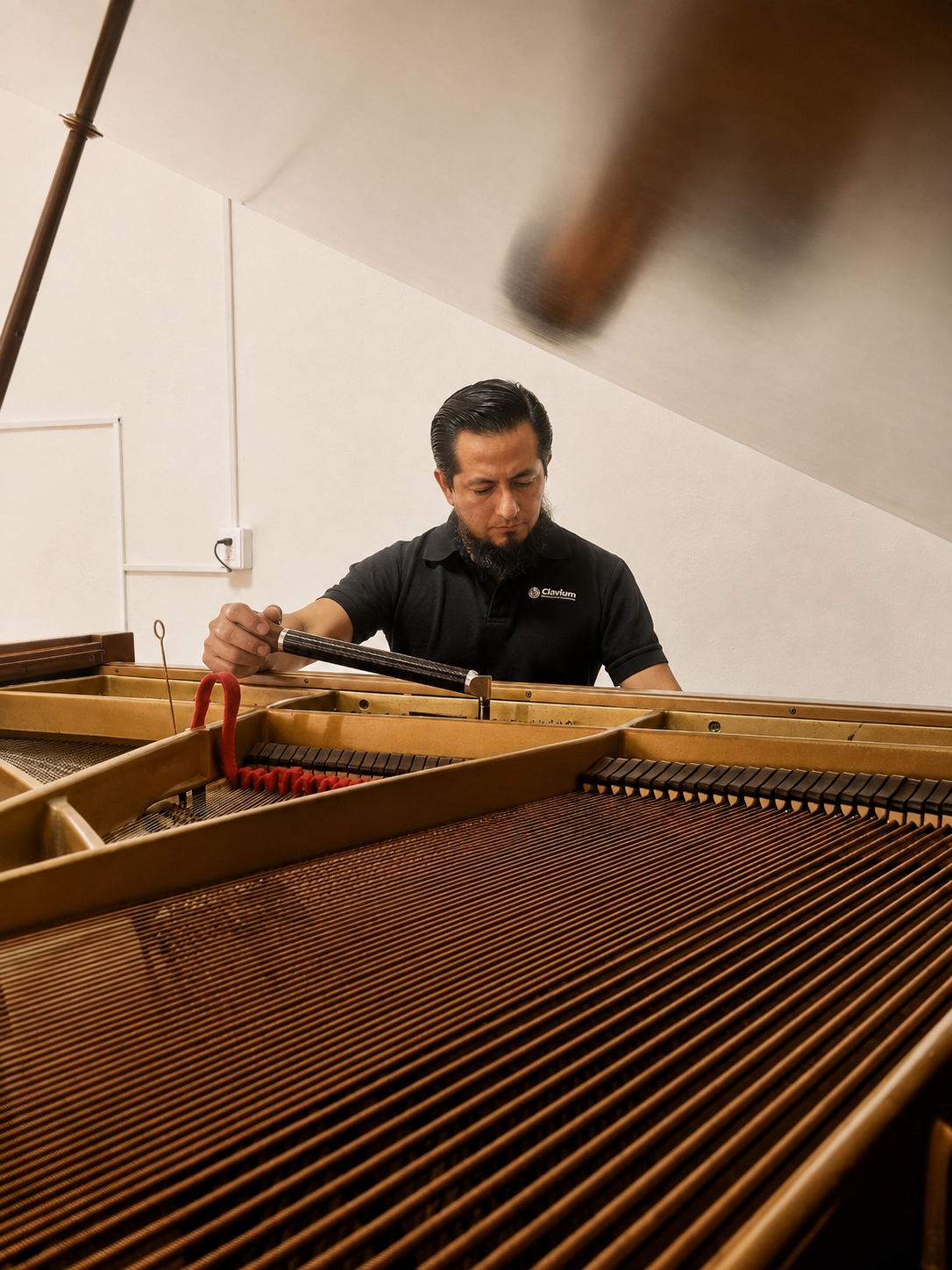 Piano restaurado y listo para su entrega